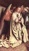 EYCK, Jan van Angel of the Annunciation painting